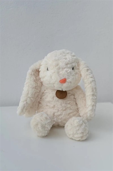 Зайка белый 25см 149281 - фото 630015