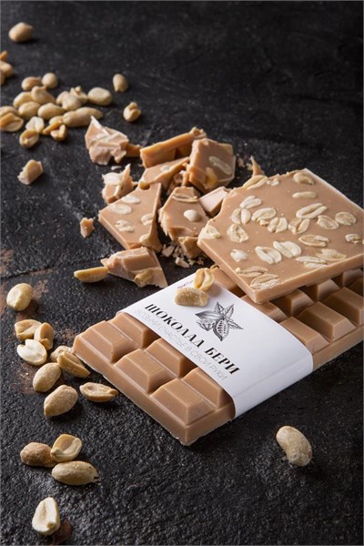 Шоколад "Солёная карамель с арахисом" 100 гр 996 - фото 635979