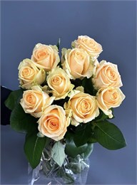 Персиковые розы 60см (пачка 10шт) 568200223