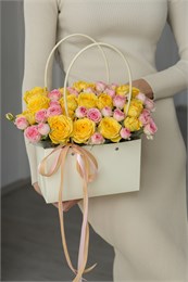 Композиция в сумочке "Сейшелы" (15шт) 232332233