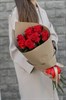 Красная роза 60см одн 9шт 149211 - фото 629757